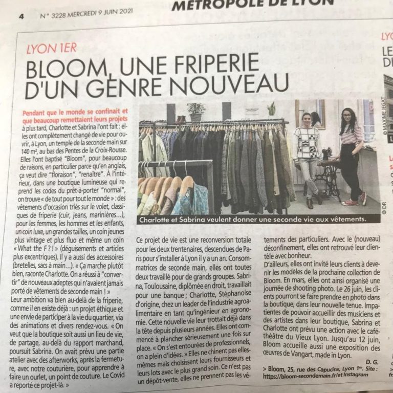 Charlotte et Sabrina au sein de la boutique Bloom